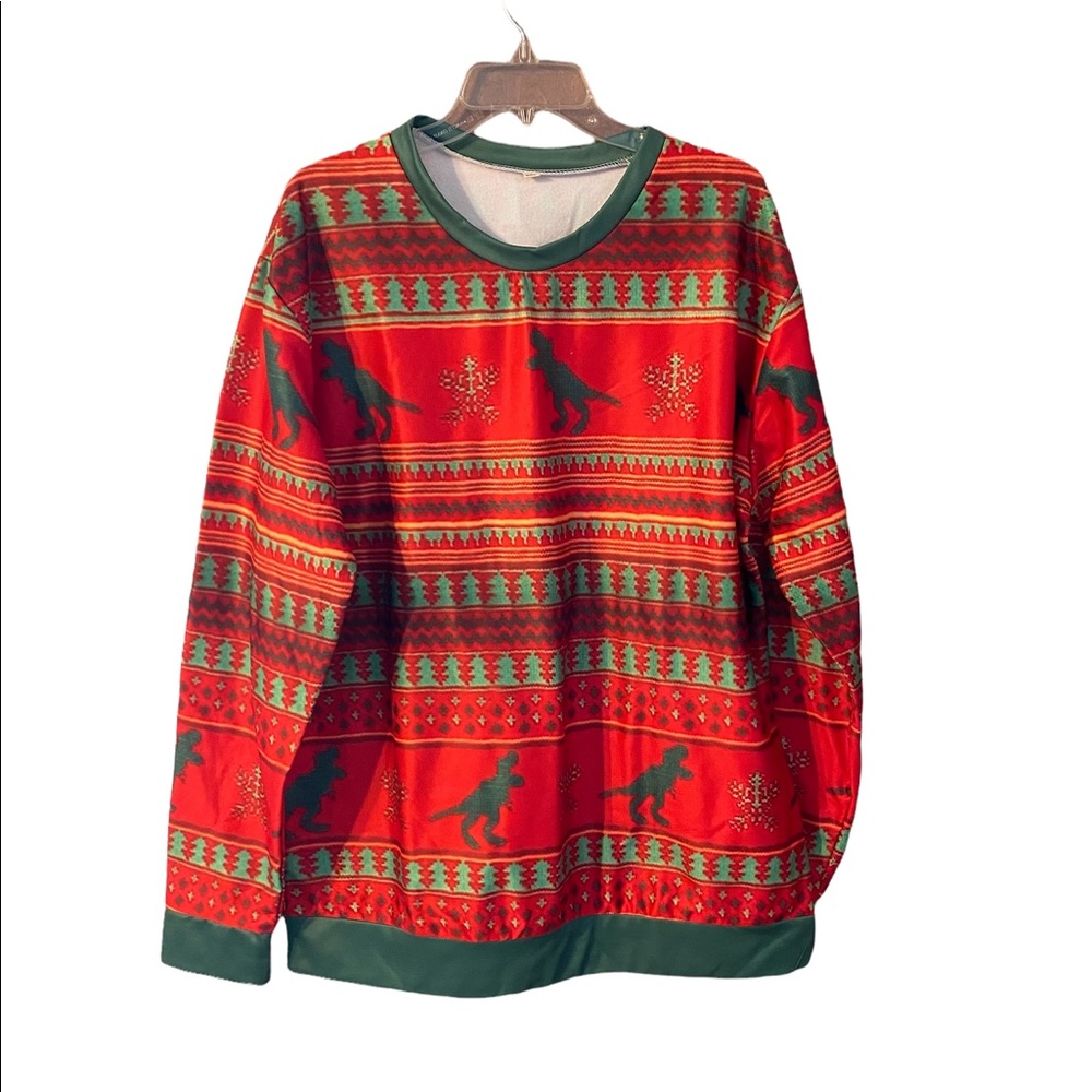 Unbranded T-Rex Christmas Sweater